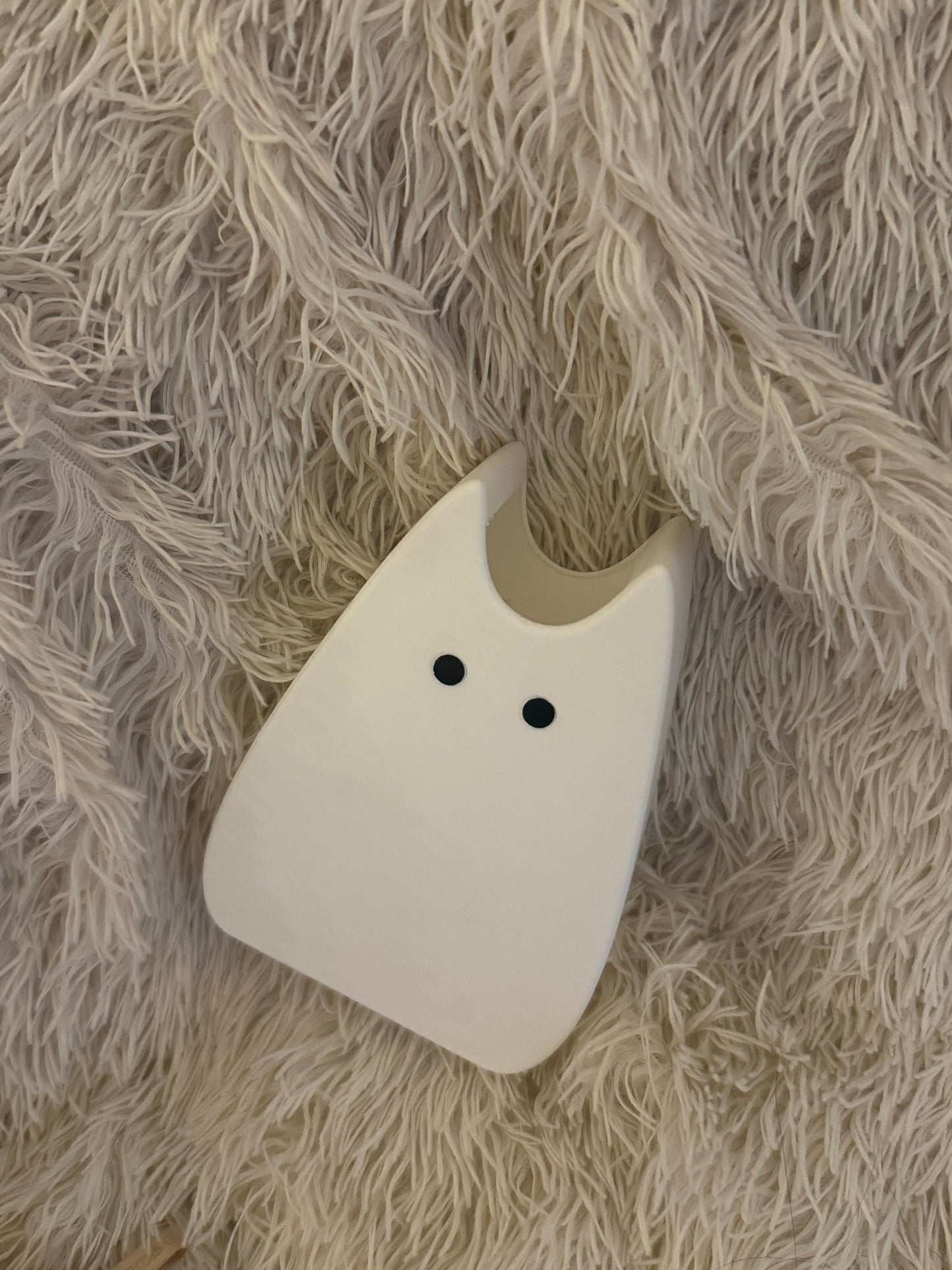 Ghost Cat Vase